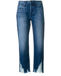 Синие джинсы-бойфренды от 3x1