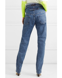 Синие джинсы-бойфренды от Y/Project