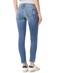 Синие джинсы-бойфренды от 7 For All Mankind