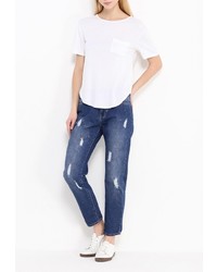 Синие джинсы-бойфренды от Kiss Pink