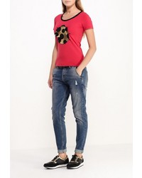 Синие джинсы-бойфренды от Liu Jo Jeans