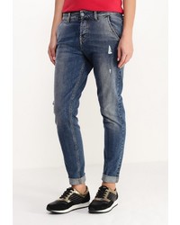 Синие джинсы-бойфренды от Liu Jo Jeans