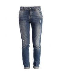 Синие джинсы-бойфренды от Liu Jo Jeans