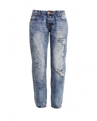 Синие джинсы-бойфренды от LOST INK