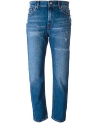 Синие джинсы-бойфренды от McQ by Alexander McQueen