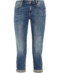 Синие джинсы-бойфренды от MiH Jeans