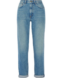 Синие джинсы-бойфренды от MiH Jeans