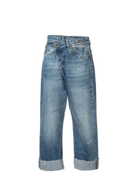 Синие джинсы-бойфренды от R13