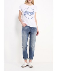 Синие джинсы-бойфренды от Tommy Hilfiger