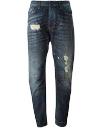 Синие джинсы-бойфренды от Twin-Set