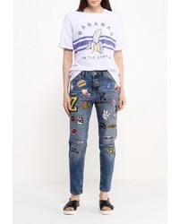 Синие джинсы-бойфренды от Zoe Karssen