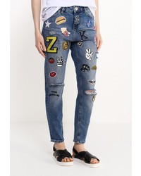 Синие джинсы-бойфренды от Zoe Karssen