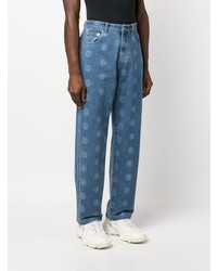 Мужские синие джинсы в горошек от ARTE