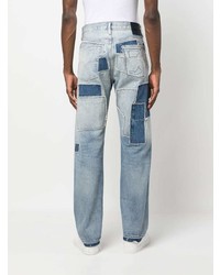 Мужские синие джинсы в стиле пэчворк от Levi's Made & Crafted