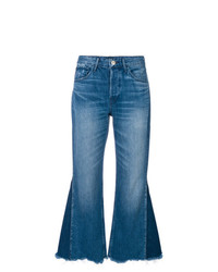 Синие джинсы-клеш от 3x1