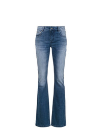 Синие джинсы-клеш от Amapô