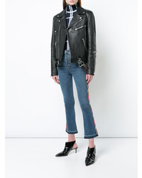 Синие джинсы-клеш от Veronica Beard