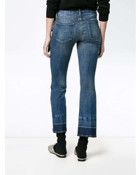 Синие джинсы-клеш от Frame Denim