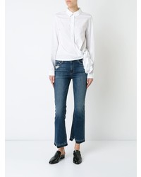 Синие джинсы-клеш от Frame Denim