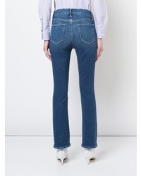 Синие джинсы-клеш от Frame Denim