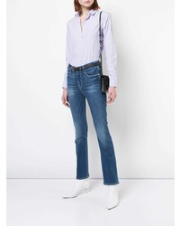 Синие джинсы-клеш от Frame Denim