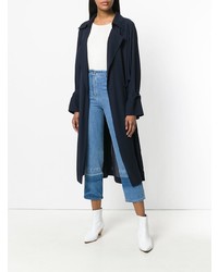 Синие джинсы-клеш от Christian Wijnants