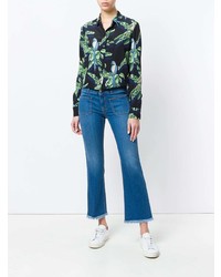 Синие джинсы-клеш от Stella McCartney