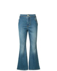 Синие джинсы-клеш от Ellery
