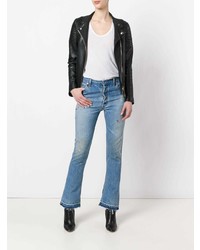 Синие джинсы-клеш от RE/DONE