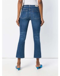 Синие джинсы-клеш от AG Jeans