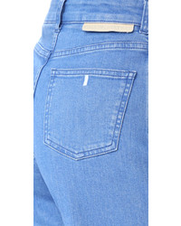 Синие джинсы-клеш от Stella McCartney