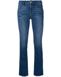 Синие джинсы-клеш от Frame
