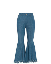 Синие джинсы-клеш от Golden Goose Deluxe Brand