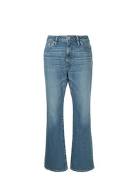 Синие джинсы-клеш от Hysteric Glamour