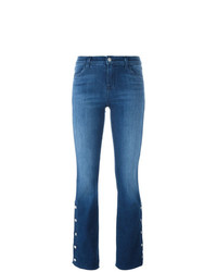 Синие джинсы-клеш от J Brand