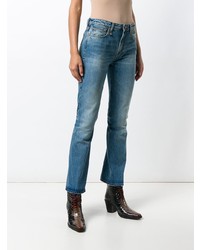 Синие джинсы-клеш от R13