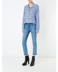 Синие джинсы-клеш от RtA