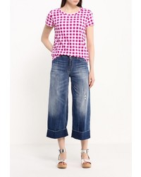 Синие джинсы-клеш от Liu Jo Jeans