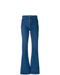 Синие джинсы-клеш от Matthew Adams Dolan