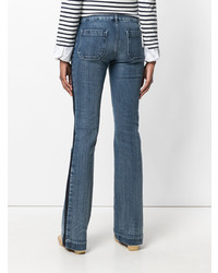 Синие джинсы-клеш от The Seafarer