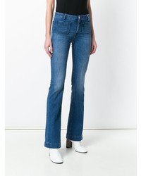 Синие джинсы-клеш от The Seafarer