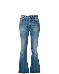 Синие джинсы-клеш от R13