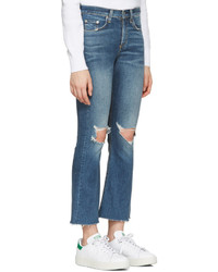 Синие джинсы-клеш от Rag & Bone