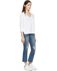 Синие джинсы-клеш от Rag & Bone