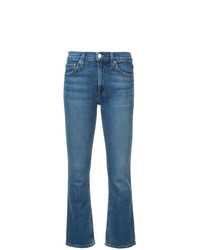 Синие джинсы-клеш от RE/DONE