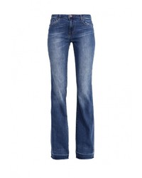 Синие джинсы-клеш от Rinascimento