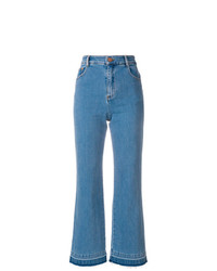Синие джинсы-клеш от See by Chloe
