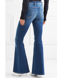 Синие джинсы-клеш от L'Agence