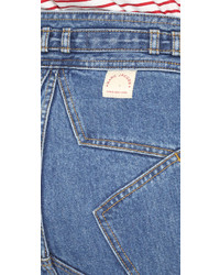 Синие джинсы-клеш от Marc Jacobs