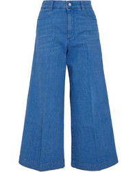 Синие джинсы-клеш от Stella McCartney
